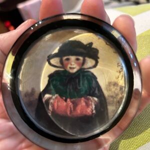 Hand Cast Glass Paperweight